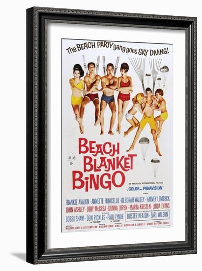 Beach Blanket Bingo-null-Framed Art Print