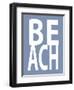 Beach Blue-Jamie MacDowell-Framed Art Print