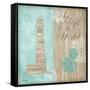 Beach Boardwalk III-Paul Brent-Framed Stretched Canvas