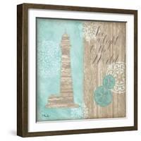 Beach Boardwalk III-Paul Brent-Framed Art Print