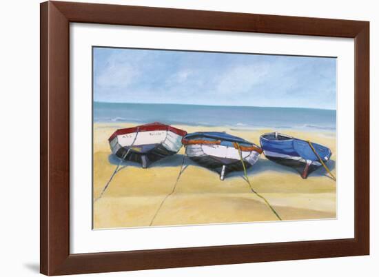 Beach Boats, St. Ives-Jane Hewlett-Framed Art Print