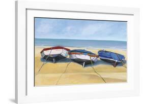 Beach Boats, St. Ives-Jane Hewlett-Framed Art Print