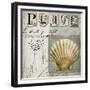 Beach Book I-Color Bakery-Framed Giclee Print