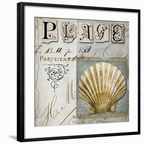 Beach Book I-Color Bakery-Framed Giclee Print