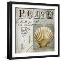 Beach Book I-Color Bakery-Framed Giclee Print