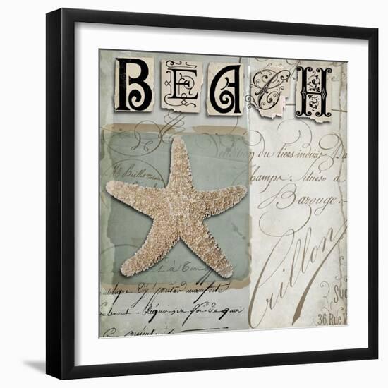 Beach Book II-Color Bakery-Framed Giclee Print