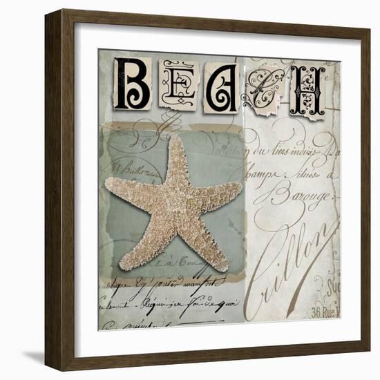 Beach Book II-Color Bakery-Framed Premium Giclee Print