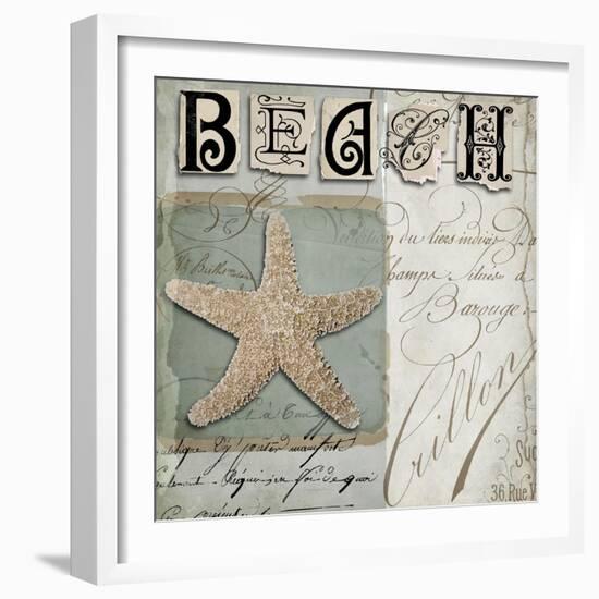 Beach Book II-Color Bakery-Framed Premium Giclee Print