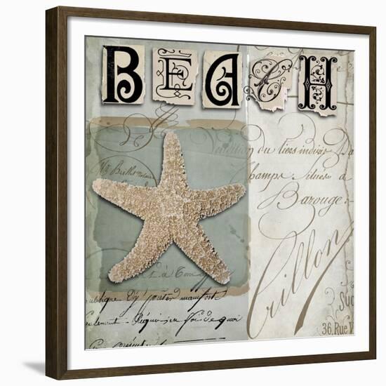 Beach Book II-Color Bakery-Framed Giclee Print