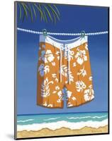 Beach Bound, Boardshorts-Michele Killman-Mounted Giclee Print