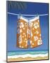 Beach Bound, Boardshorts-Michele Killman-Mounted Giclee Print