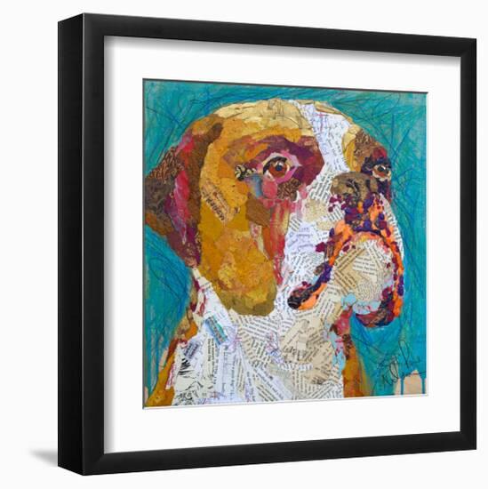 Beach Boxer-null-Framed Art Print