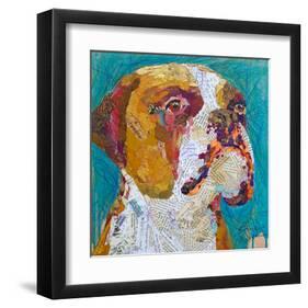 Beach Boxer-null-Framed Art Print