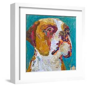 Beach Boxer-null-Framed Art Print