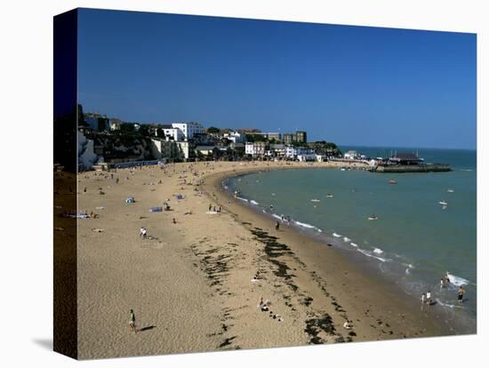 Beach, Broadstairs, Kent, England, United Kingdom-David Hughes-Stretched Canvas