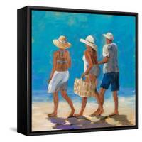 Beach Buddies-Julie DeRice-Framed Stretched Canvas