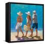 Beach Buddies-Julie DeRice-Framed Stretched Canvas