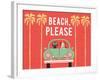 Beach Bums Beetle I-Michael Mullan-Framed Art Print