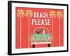 Beach Bums Beetle I-Michael Mullan-Framed Art Print