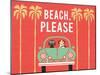 Beach Bums Beetle I-Michael Mullan-Mounted Art Print