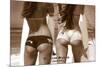 Beach Bums - Girls On Beach-null-Mounted Poster