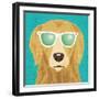 Beach Bums Golden I-Michael Mullan-Framed Art Print