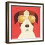 Beach Bums Terrier I-Michael Mullan-Framed Art Print