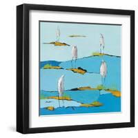 Beach Bums V2-Phyllis Adams-Framed Art Print