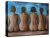 Beach Bums-Leah Saulnier-Stretched Canvas
