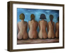 Beach Bums-Leah Saulnier-Framed Giclee Print