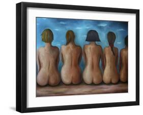 Beach Bums-Leah Saulnier-Framed Giclee Print