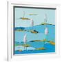 Beach Bums-Phyllis Adams-Framed Art Print