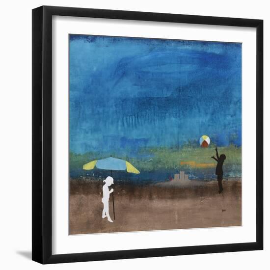 Beach Bums-Clayton Rabo-Framed Giclee Print