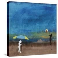 Beach Bums-Clayton Rabo-Stretched Canvas