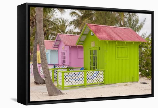 Beach Bungalow, Princess Cays, Eleuthera, Bahamas-Lisa S. Engelbrecht-Framed Stretched Canvas