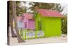 Beach Bungalow, Princess Cays, Eleuthera, Bahamas-Lisa S. Engelbrecht-Stretched Canvas