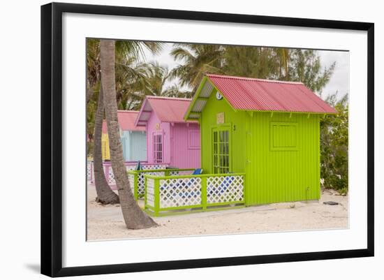 Beach Bungalow, Princess Cays, Eleuthera, Bahamas-Lisa S. Engelbrecht-Framed Photographic Print