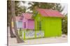 Beach Bungalow, Princess Cays, Eleuthera, Bahamas-Lisa S. Engelbrecht-Stretched Canvas