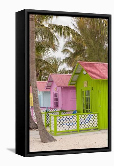 Beach Bungalow, Princess Cays, Eleuthera, Bahamas-Lisa S^ Engelbrecht-Framed Stretched Canvas