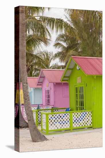 Beach Bungalow, Princess Cays, Eleuthera, Bahamas-Lisa S^ Engelbrecht-Stretched Canvas