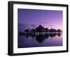 Beach Bungalows, Punaauia, Tahiti, French Polynesia-Walter Bibikow-Framed Photographic Print