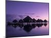 Beach Bungalows, Punaauia, Tahiti, French Polynesia-Walter Bibikow-Mounted Photographic Print