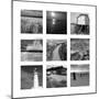 Beach BW Set of 9-Tom Quartermaine-Mounted Giclee Print