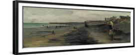 Beach by Dieppe, 1881-Frank Myers Boggs-Framed Giclee Print