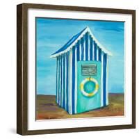 Beach Cabana II-Patricia Pinto-Framed Premium Giclee Print