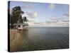 Beach Cabana, Tobaco Caye, Belize, Central America-Jane Sweeney-Stretched Canvas