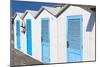 Beach Cabins, Positano, Italy-George Oze-Mounted Photographic Print