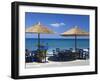 Beach Cafe, Kato Zakros, Lasithi Region, Crete, Greek Islands, Greece, Europe-Stuart Black-Framed Premium Photographic Print