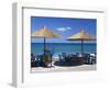 Beach Cafe, Kato Zakros, Lasithi Region, Crete, Greek Islands, Greece, Europe-Stuart Black-Framed Photographic Print