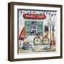 Beach Cafe-Marilyn Dunlap-Framed Art Print